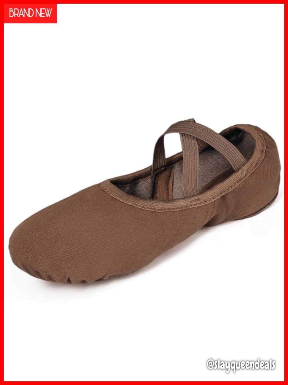 Dynadans Stretch Canvas Ballet Shoes Split Sole Dance Flats